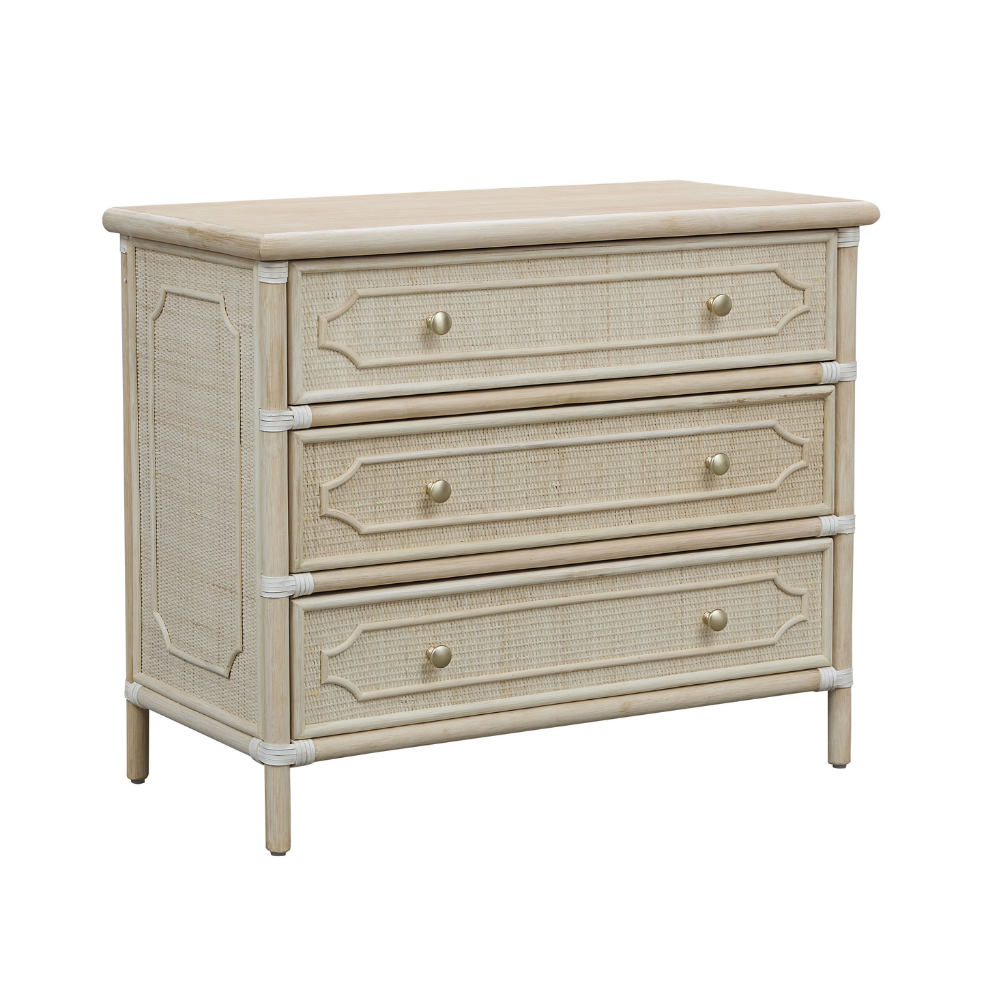 36" 3 Drawer Chippendale Chest
