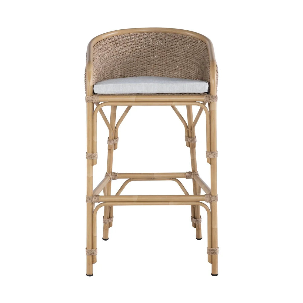 Outdoor Bar Chair (Twisted Hyacinth Weave)