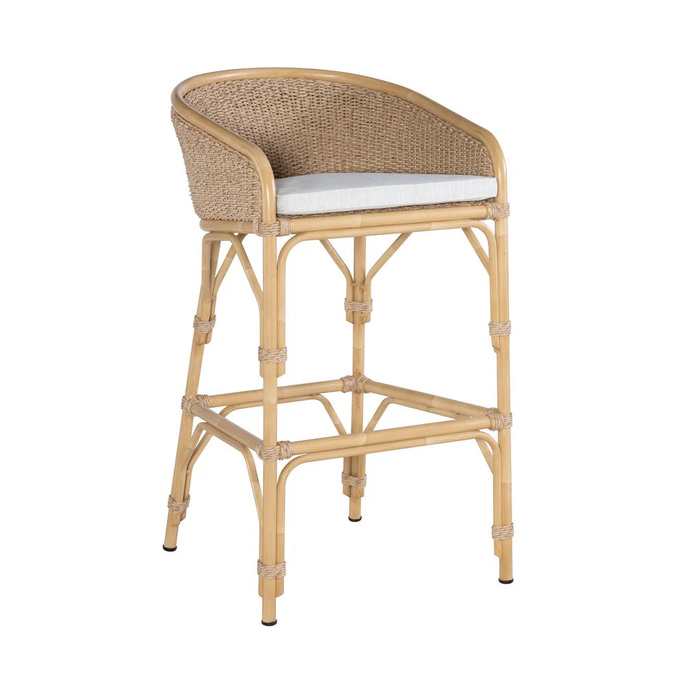 Outdoor Bar Chair (Twisted Hyacinth Weave)