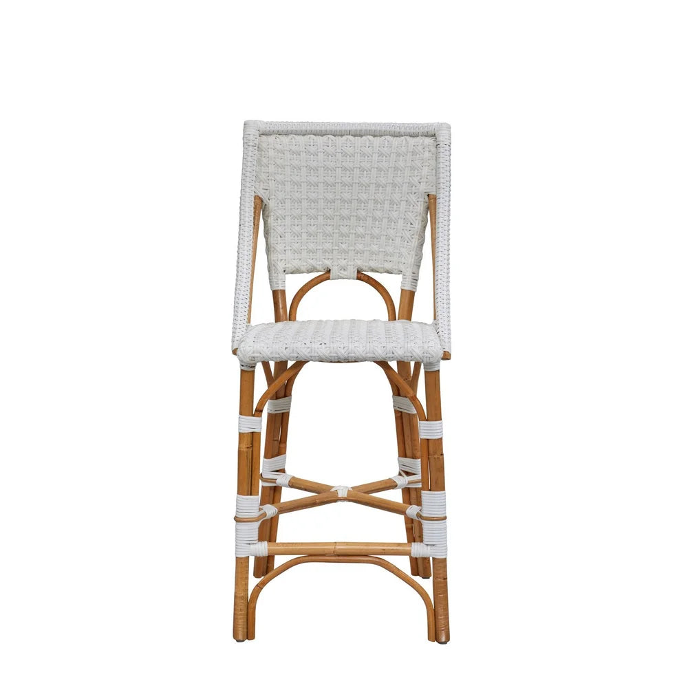 Bistro Counter Chair Frame - Star Pattern Weave