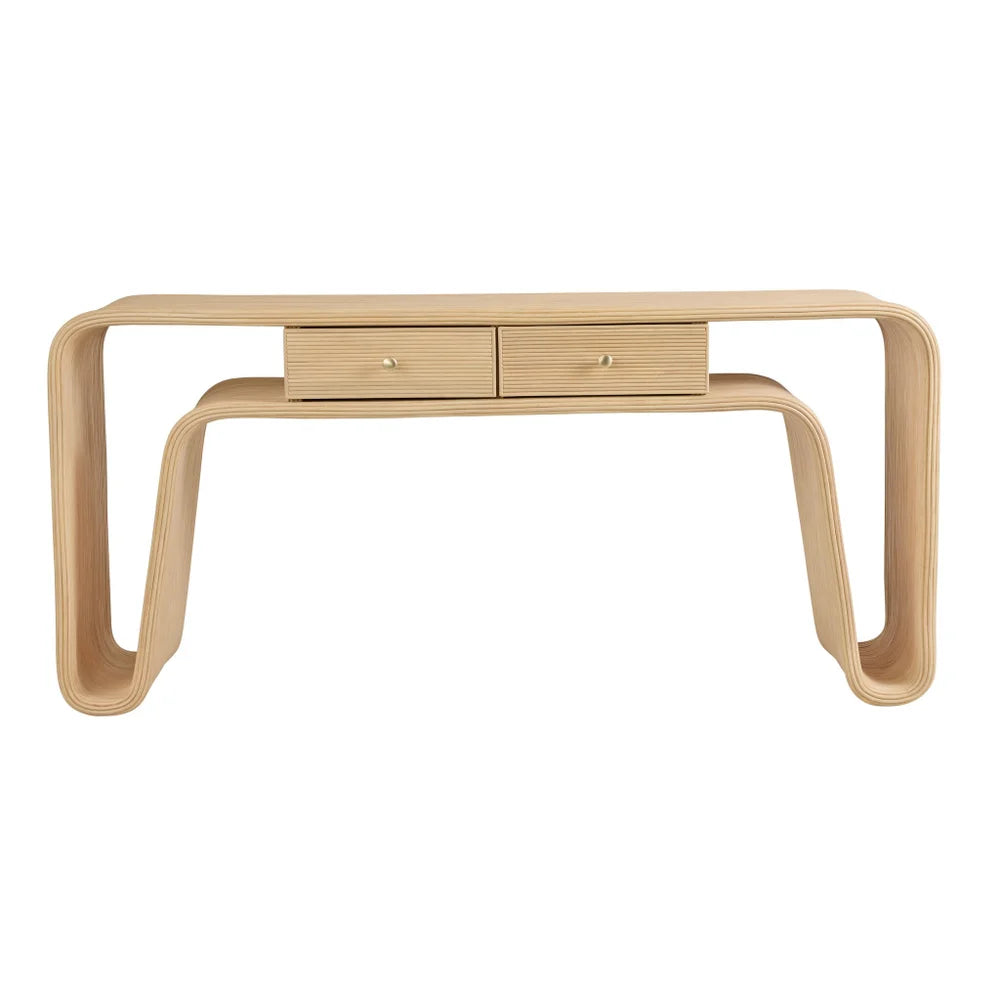 Cheryl Pencil Rattan Console