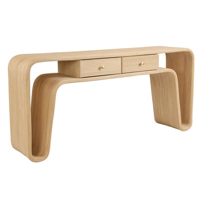 Cheryl Pencil Rattan Console