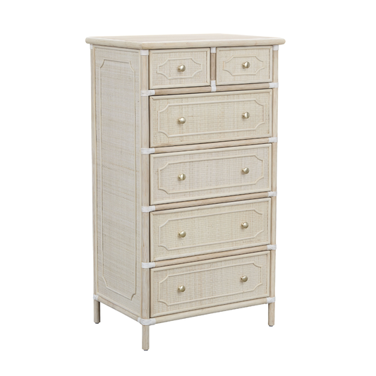 6 Drawer High Chest